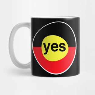 Yes to The Voice to Parliament Referendum Australia Aboriginal and Torres Straight Islander Mug